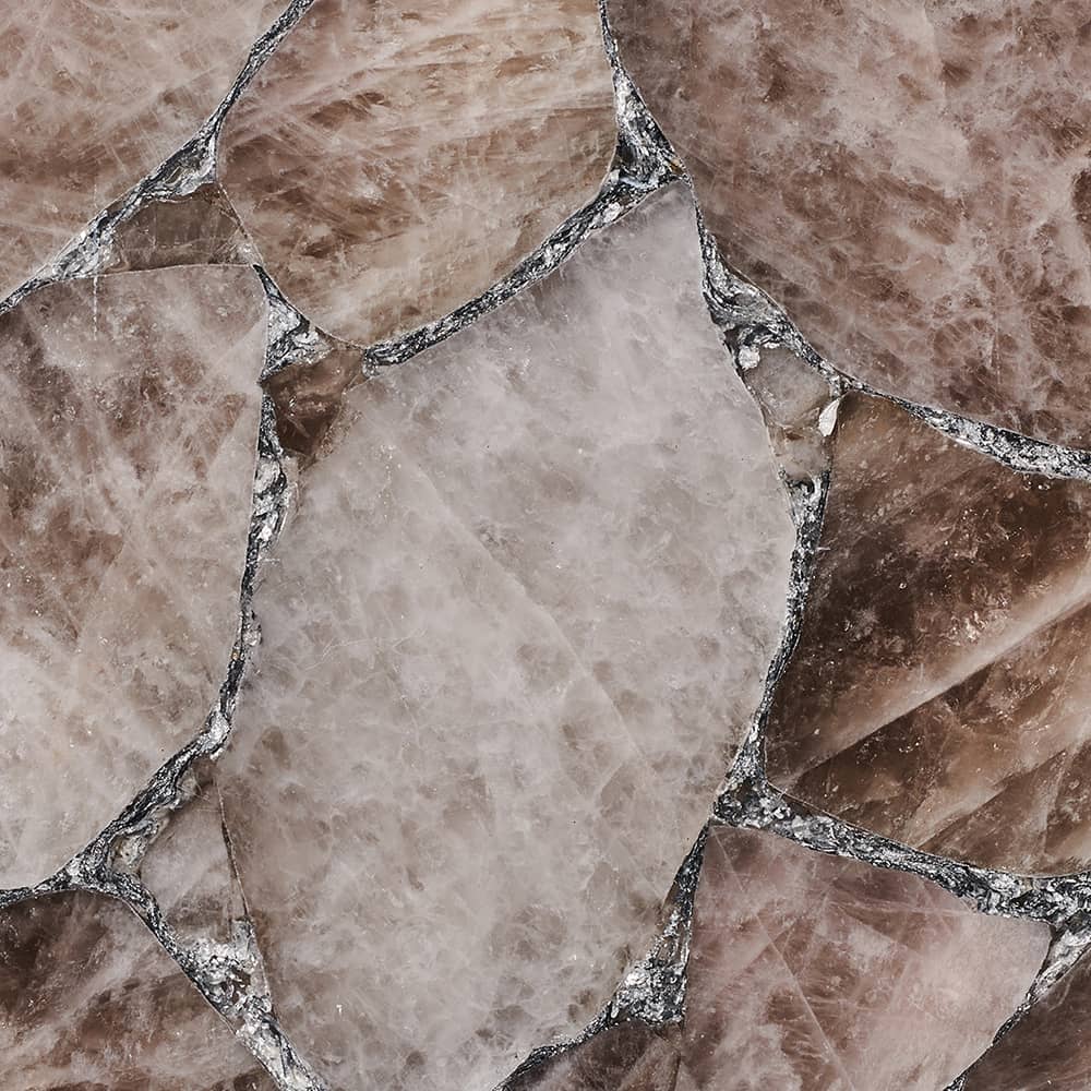 Quartz Smokey with Silver Foil - immagine 2