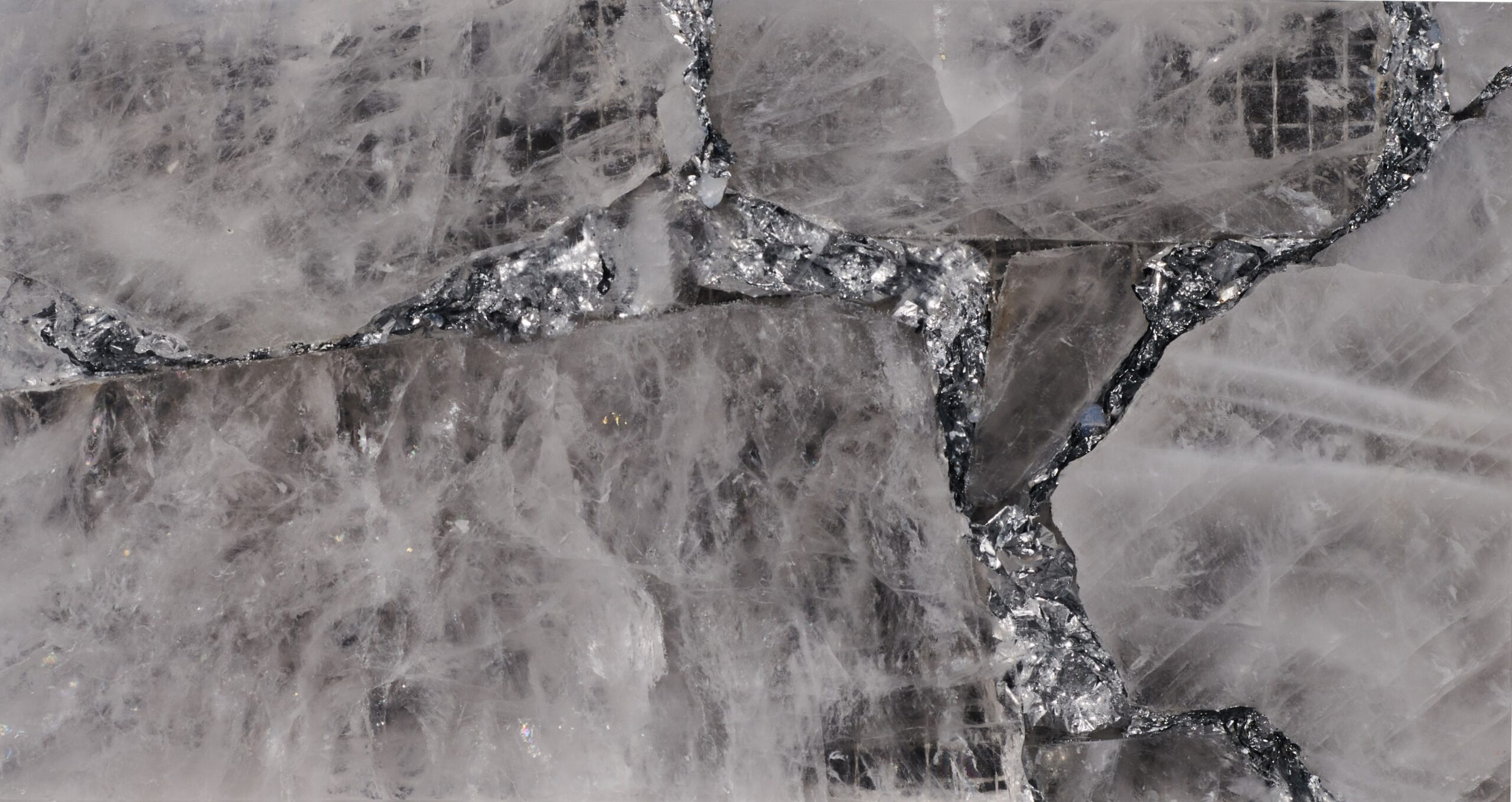 Quartz White with Silver Leaf - immagine 2